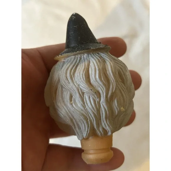 Vintage Halloween Witch Doll Head For Crafts Decor - Picture 2 of 3